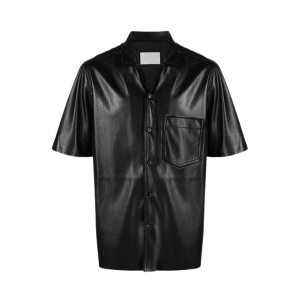 Men Leather Shirt