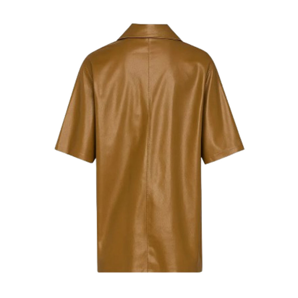 Women Leather Shirt