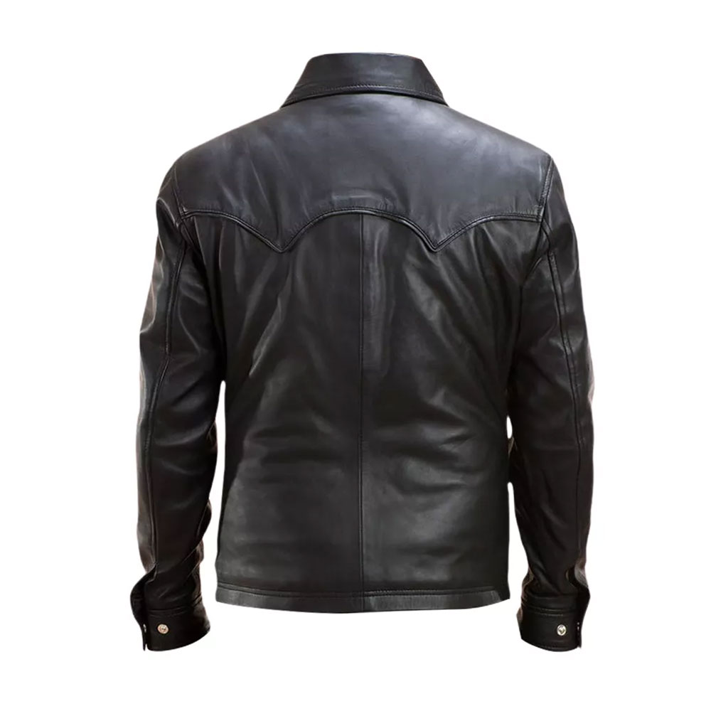 Women Leather Shirt