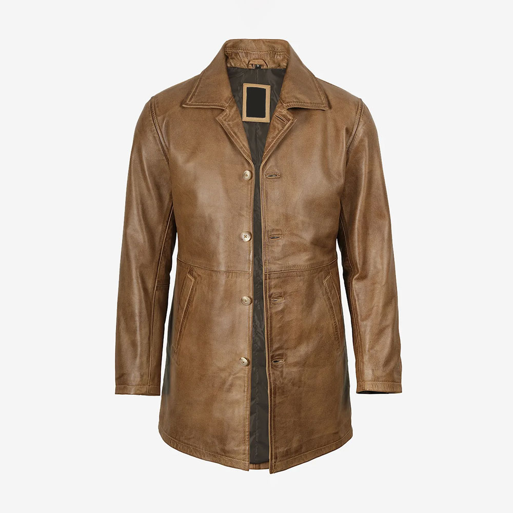 Men Leather Coat