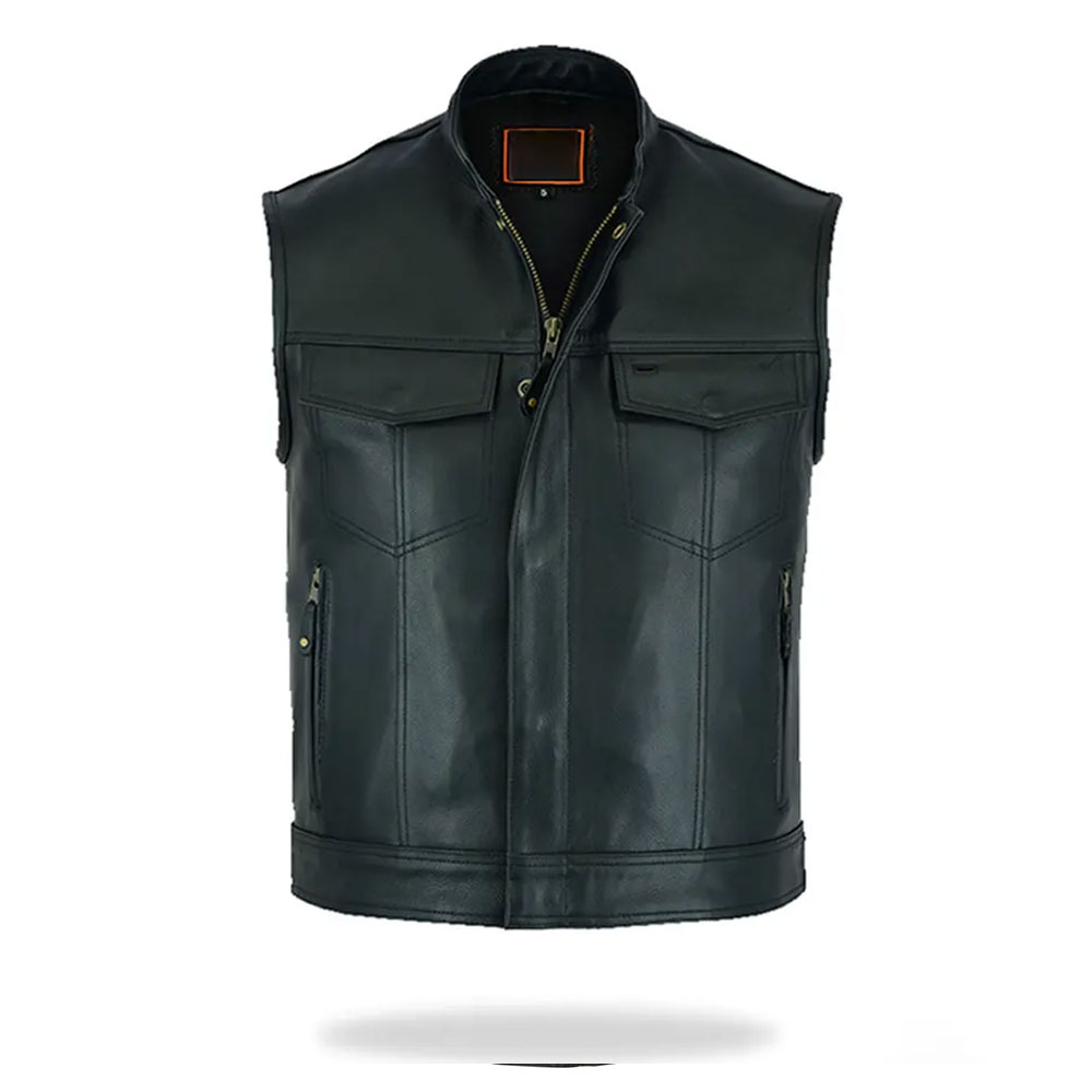 Men Leather Vest