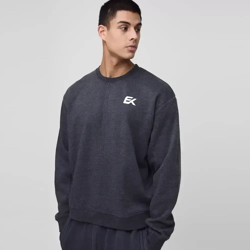 Oversized Boxy Exposed Seam Sweater