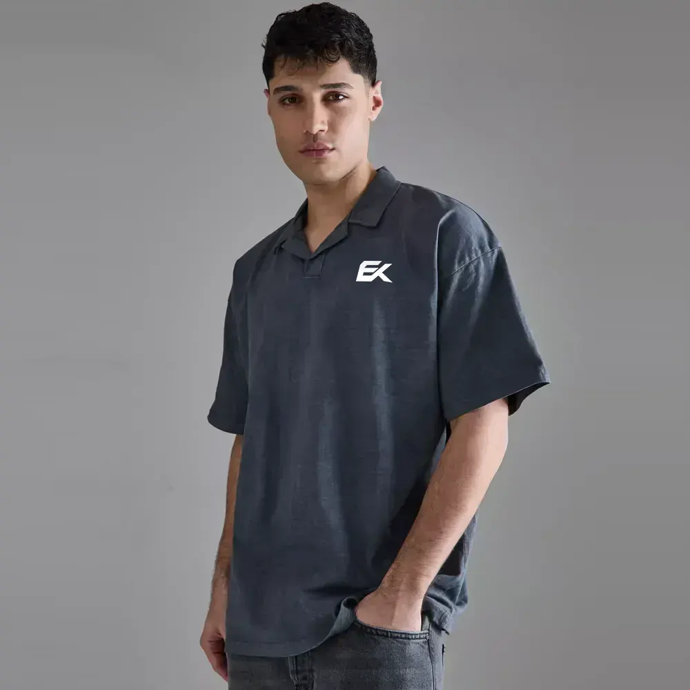 Oversized Revere Wash Polo