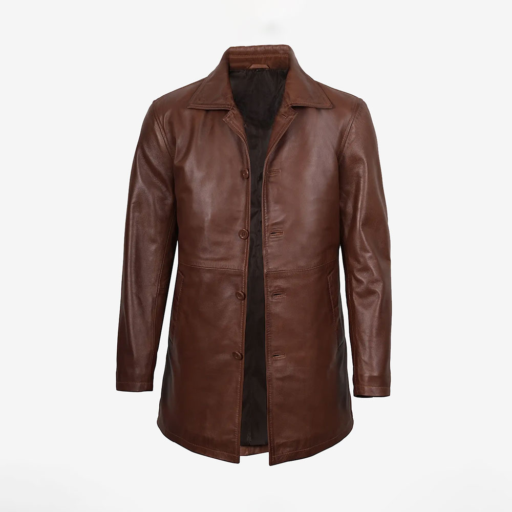 Men Leather Coat